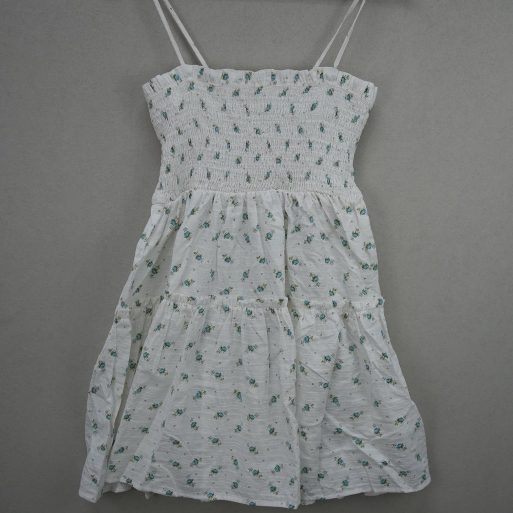 Cider Floral White Dress